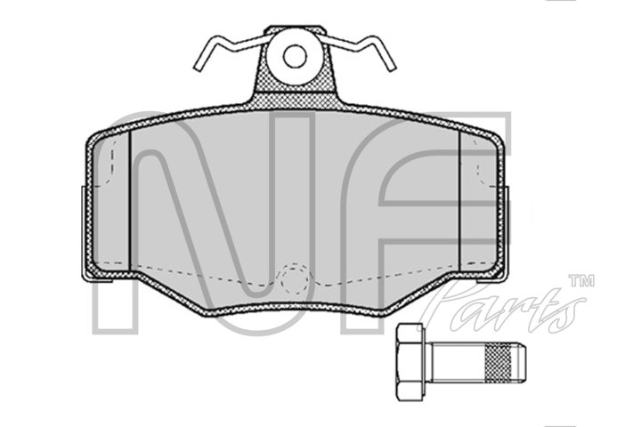 NF PARTS Jarrupala, levyjarru NF0018021